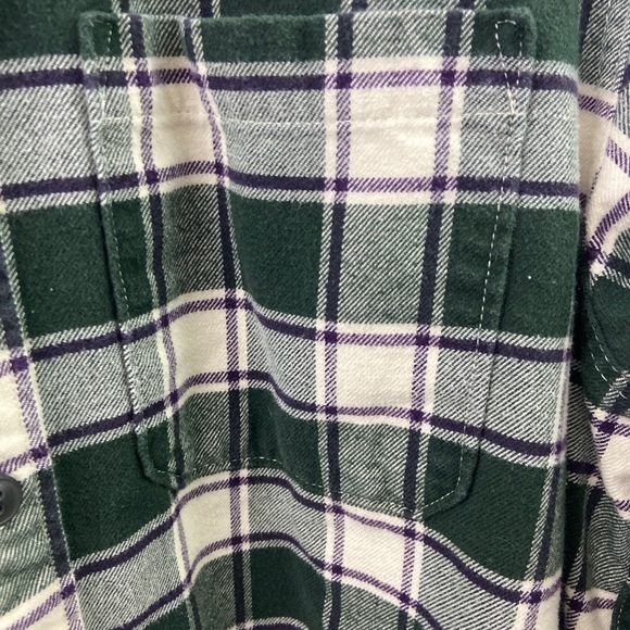 Vtg Eddie Bauer Relaxed Fit Sz L Button Up Shirt - Picture 3 of 8